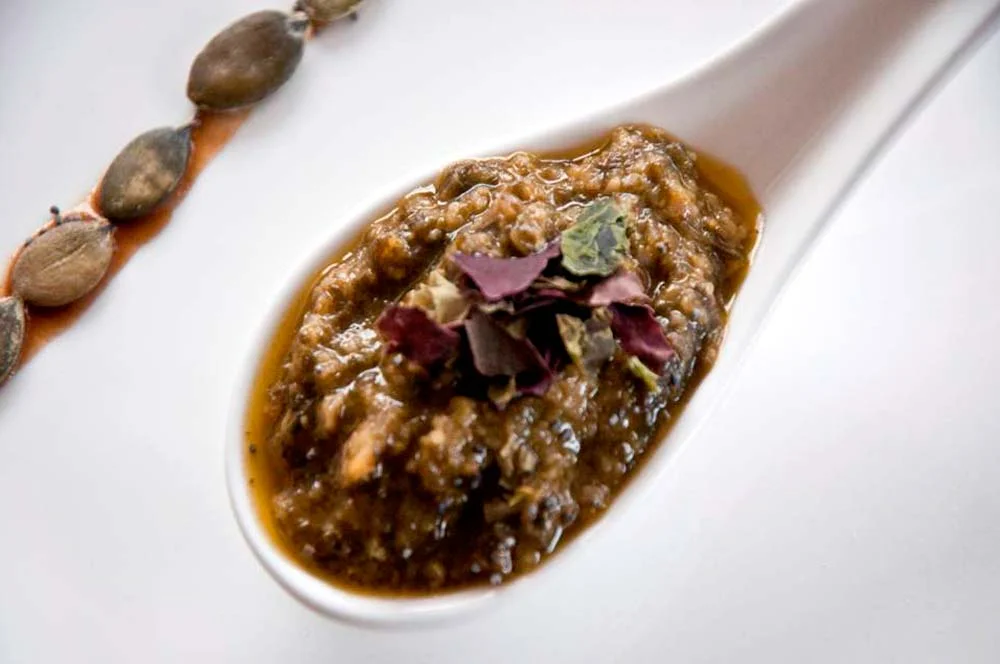 Tartare d’algues fraîches