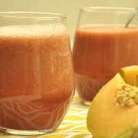 Smoothie pastèque et melon