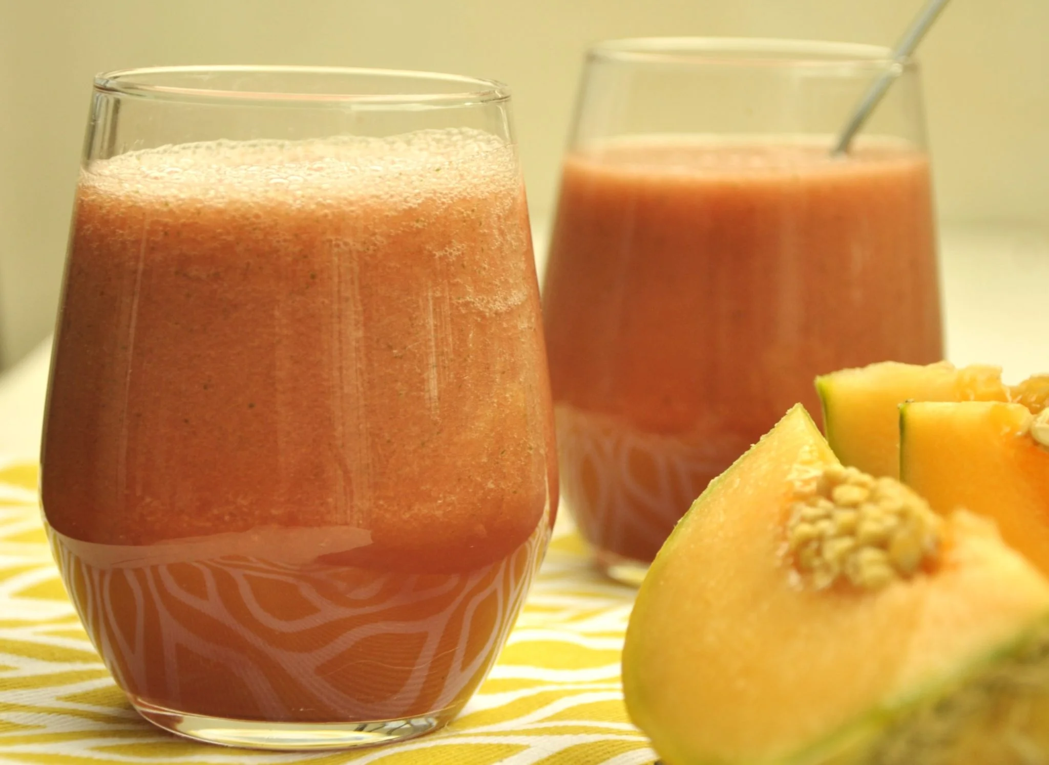 Smoothie pastèque et melon