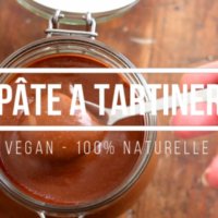 Pâte à tartiner vegan et 100% naturelle