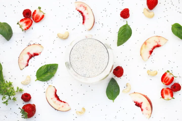 chia pudding fruits rouges 2
