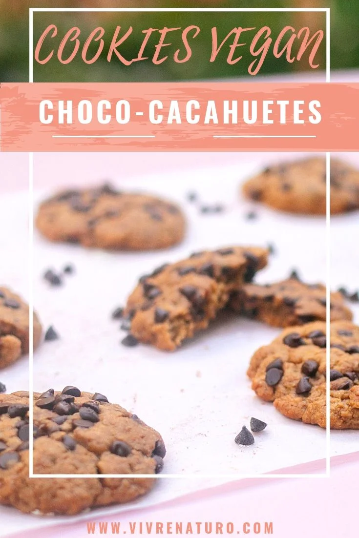 cookies vegan choco cacahuetes