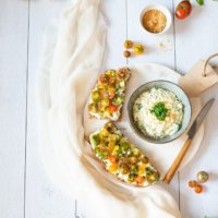 Recette de tartinade de chèvre et herbes très simple et rapide à réaliser #tartinade #tartinadechèvre #apéritifvégétarien