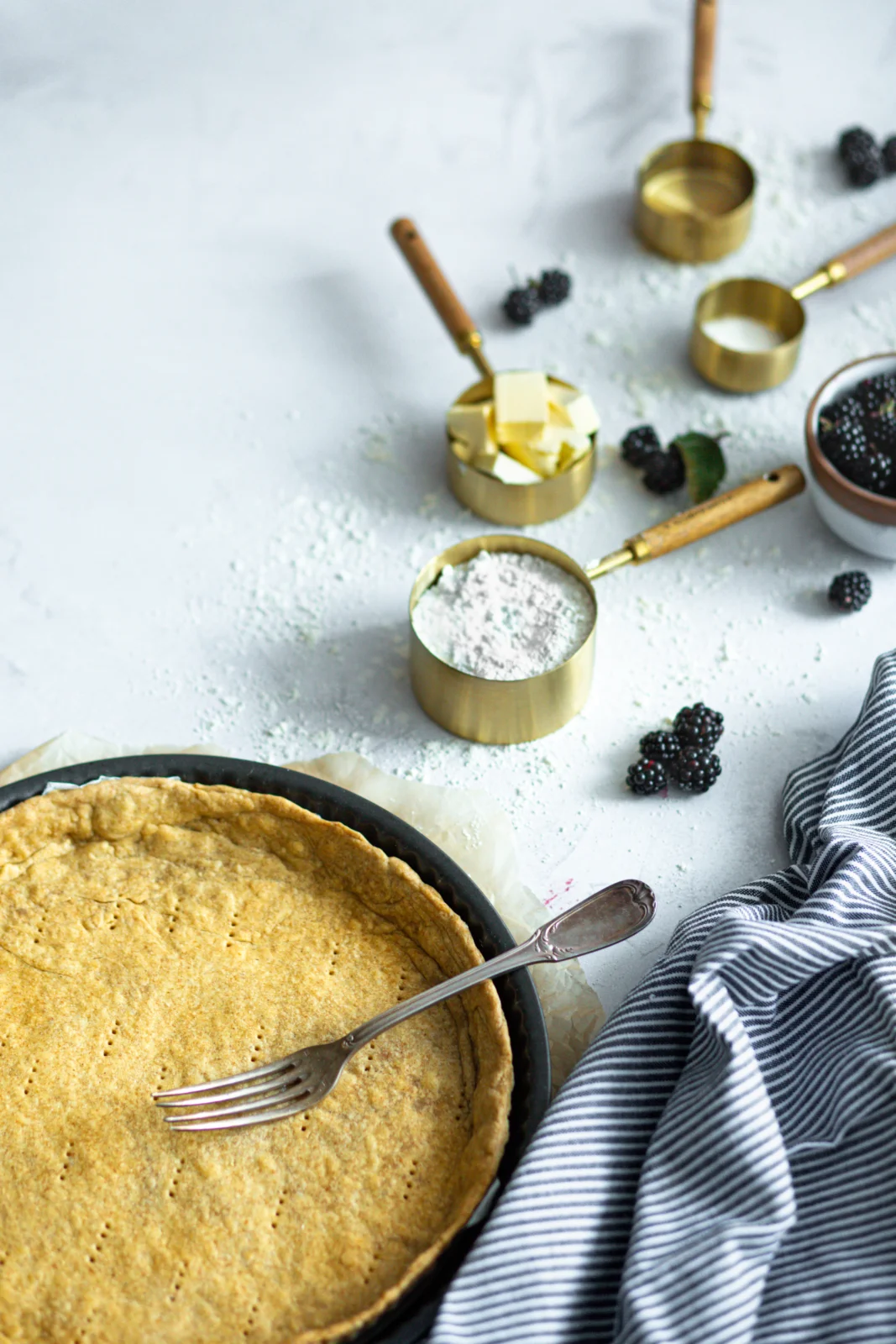Pâte à tarte vegan à la farine d'épeautre