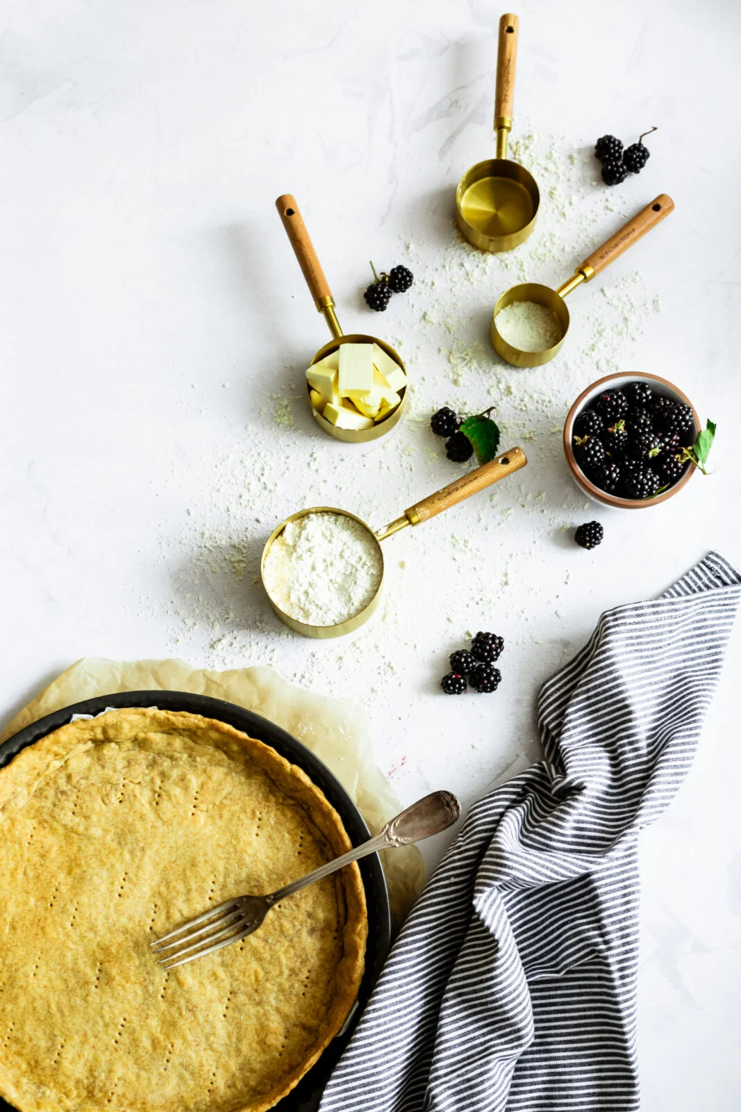 Pâte à tarte vegan à la farine d'épeautre