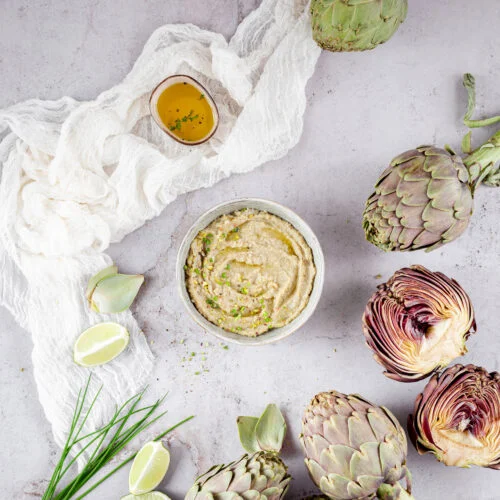 Une crème d'artichaut version vegan simple et rapide à réaliser ! #tartinadevegan #cremedartichaut #recettevegan