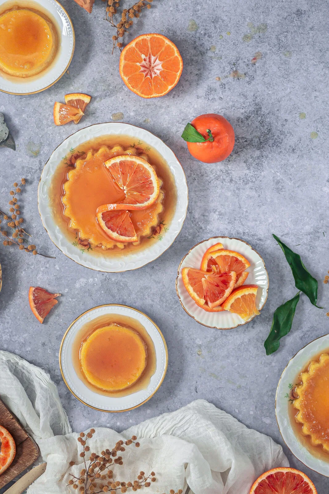 Une délicieuse recette de flan sans gluten et sans lactose à l'orange. Une recette facile à faire et très fondante. #recettesansgluten #recettesanslactose #sansgluten #sanslactose